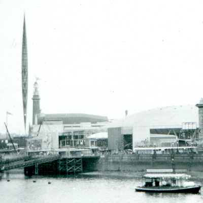 The South Bank complex seen from the river Thames